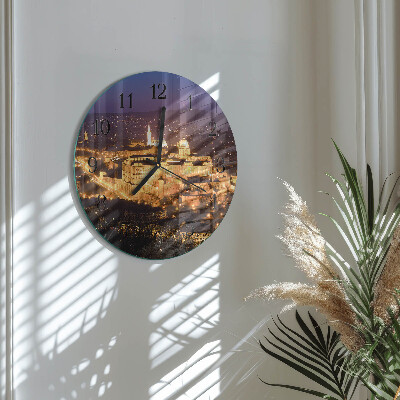 Reloj de pared redondo Ciudad de Budapest