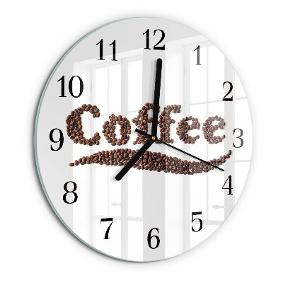 Reloj de pared redondo Café 