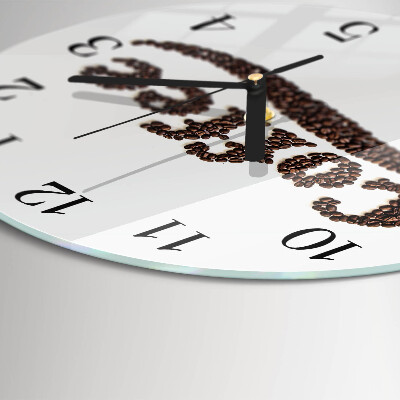 Reloj de pared redondo Café 