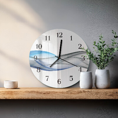 Reloj de pared redondo Humo abstracto