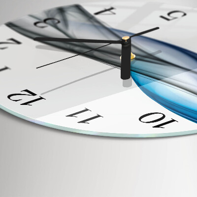 Reloj de pared redondo Humo abstracto