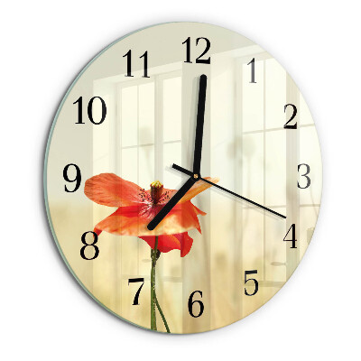 Reloj de pared redondo Amapola