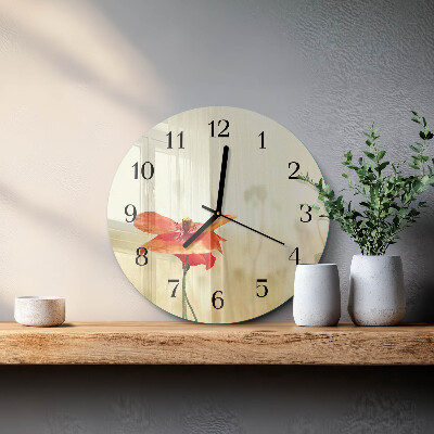 Reloj de pared redondo Amapola