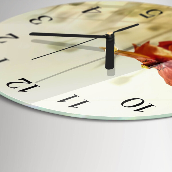 Reloj de pared redondo Amapola