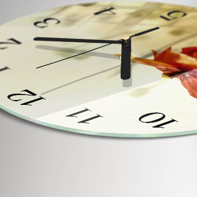 Reloj de pared redondo Amapola