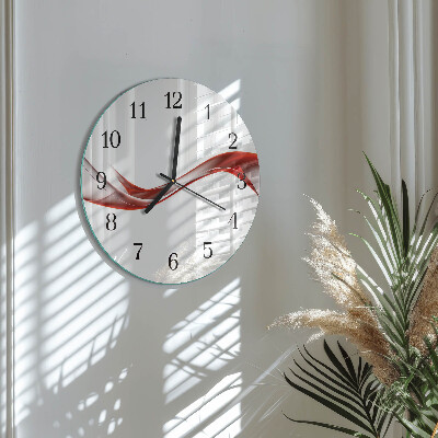 Reloj de pared redondo Líneas abstractas