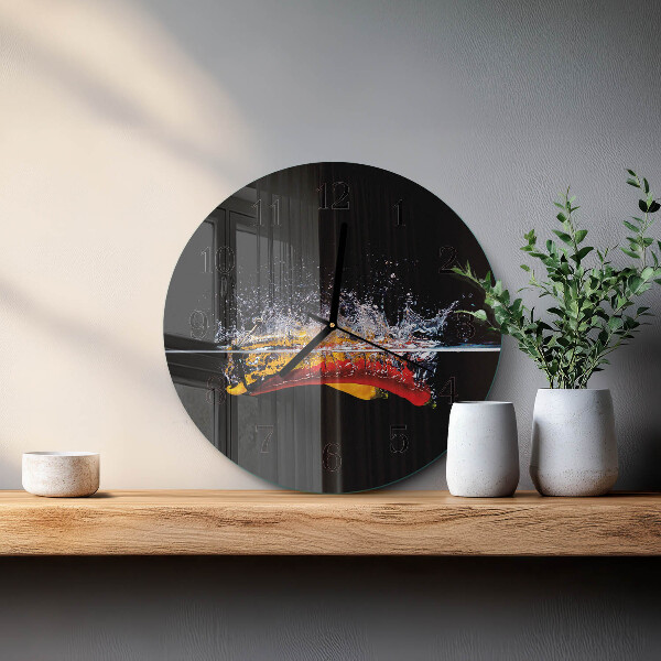 Reloj de pared redondo Chiles