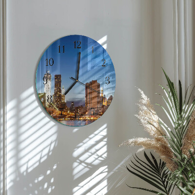 Reloj de pared redondo Horizonte