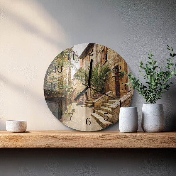 Reloj de pared redondo Avenida Palms