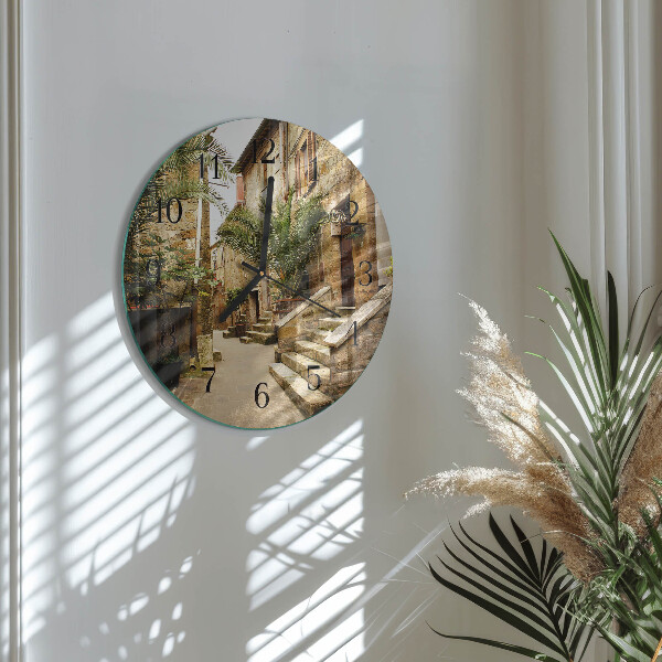 Reloj de pared redondo Avenida Palms