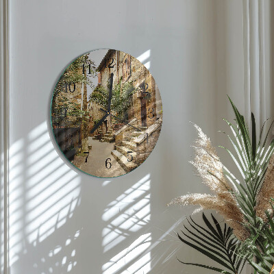 Reloj de pared redondo Avenida Palms