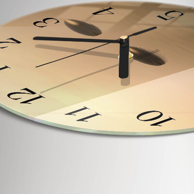 Reloj de pared redondo Piedras Agua