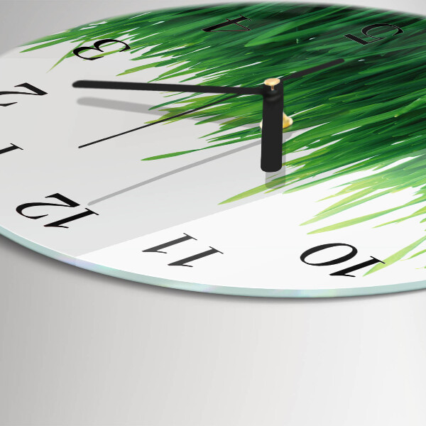 Reloj de pared redondo Césped