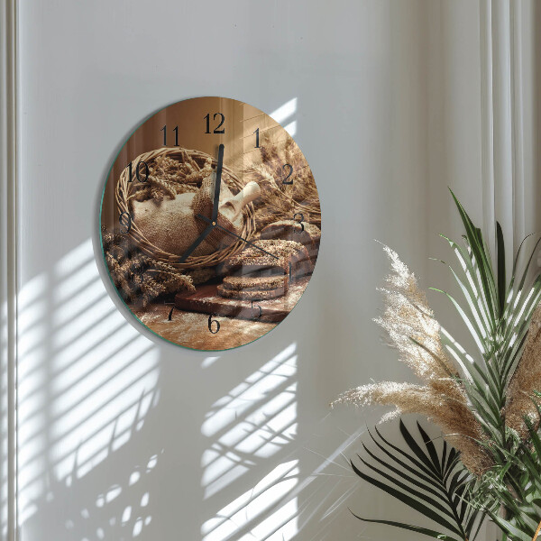 Reloj de pared redondo Pan