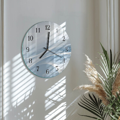 Reloj de pared redondo Líneas abstractas
