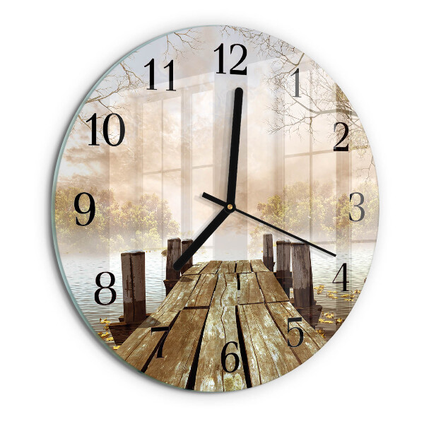 Reloj de pared redondo Red