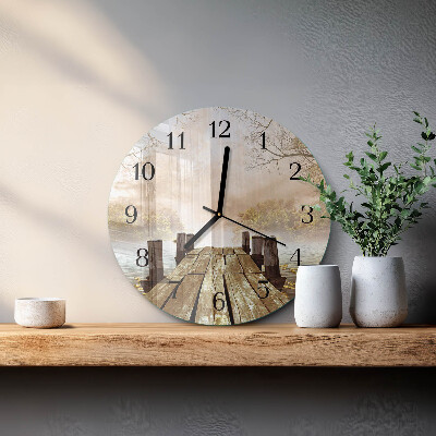 Reloj de pared redondo Red