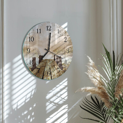 Reloj de pared redondo Red