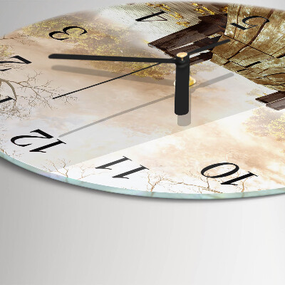 Reloj de pared redondo Red