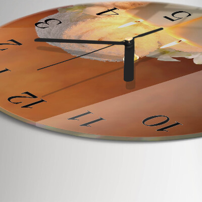 Reloj de pared redondo Velas de spa
