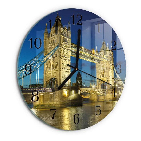 Reloj de pared redondo Puente de Londres