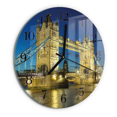 Reloj de pared redondo Puente de Londres