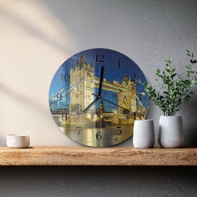 Reloj de pared redondo Puente de Londres