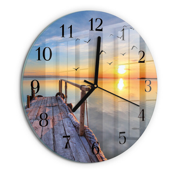 Reloj de pared redondo Muelle