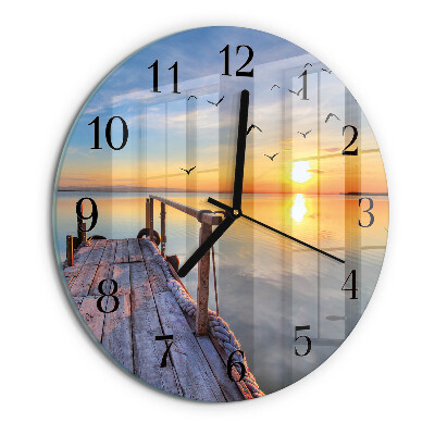 Reloj de pared redondo Muelle