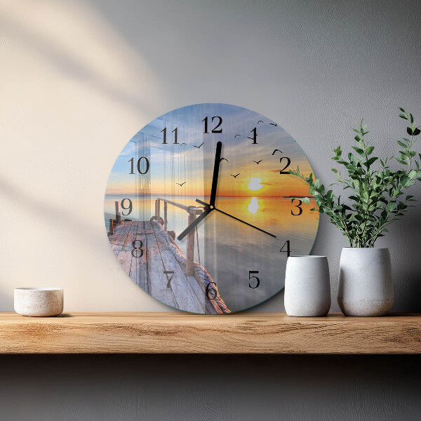 Reloj de pared redondo Muelle
