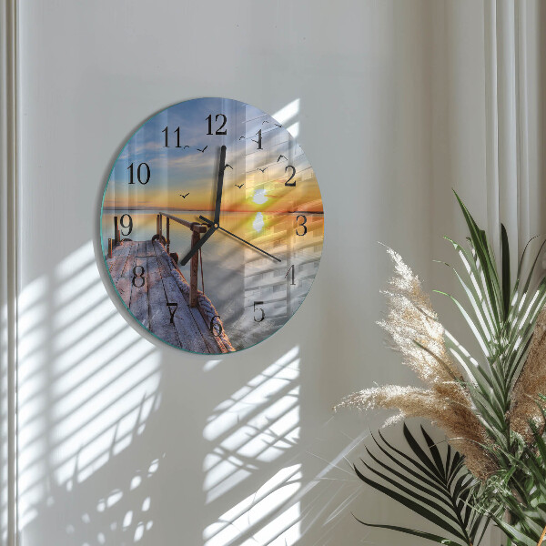 Reloj de pared redondo Muelle