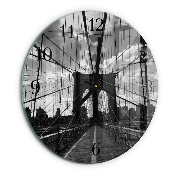 Reloj de pared redondo Puente