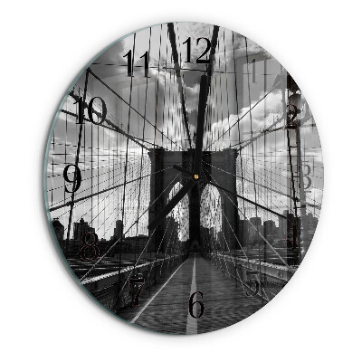 Reloj de pared redondo Puente