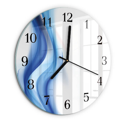 Reloj de pared redondo Humo abstracto