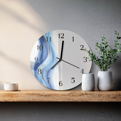 Reloj de pared redondo Humo abstracto