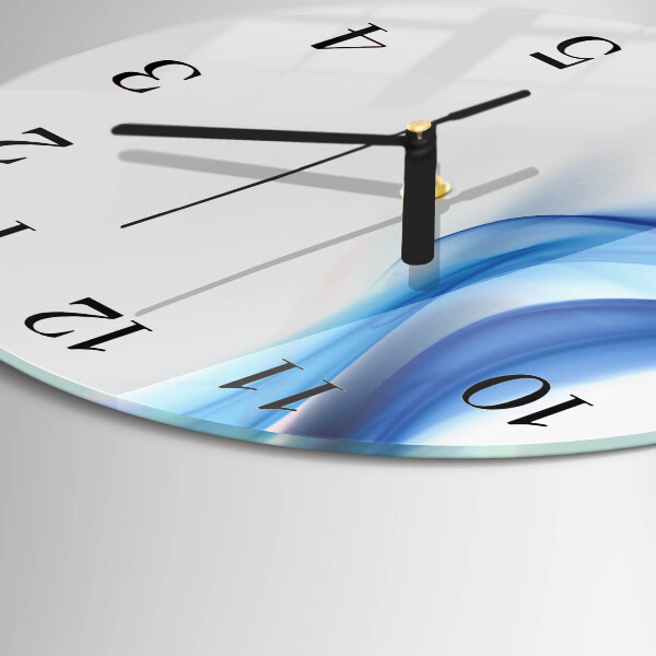 Reloj de pared redondo Humo abstracto
