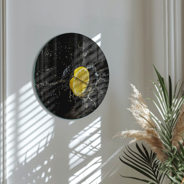 Reloj de pared redondo Cítrico