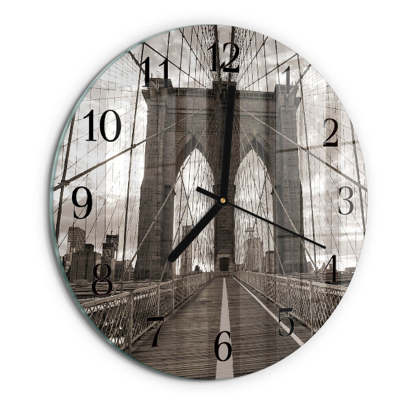 Reloj de pared redondo Puente