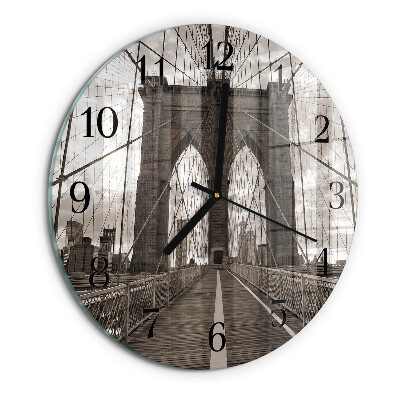 Reloj de pared redondo Puente