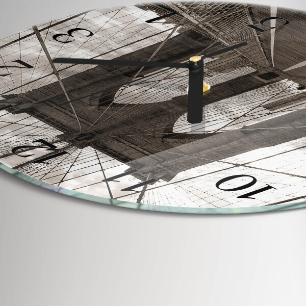 Reloj de pared redondo Puente