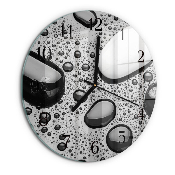 Reloj de pared redondo Piedras