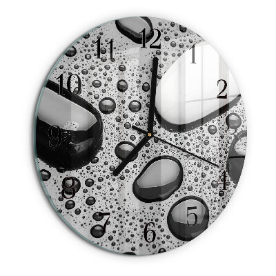 Reloj de pared redondo Piedras