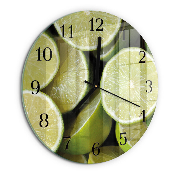 Reloj de pared redondo Carbonato de calcio
