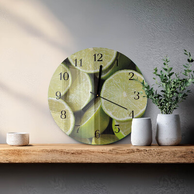 Reloj de pared redondo Carbonato de calcio