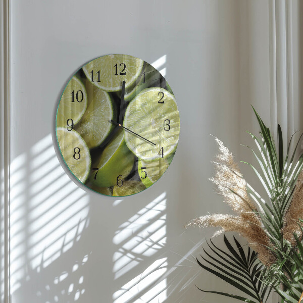 Reloj de pared redondo Carbonato de calcio