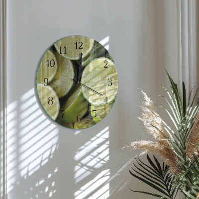 Reloj de pared redondo Carbonato de calcio