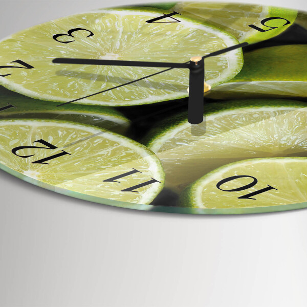 Reloj de pared redondo Carbonato de calcio