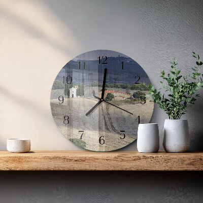 Reloj de pared redondo Paisaje