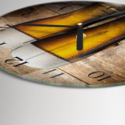 Reloj de pared redondo Cerveza