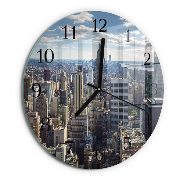 Reloj de pared redondo Ciudad